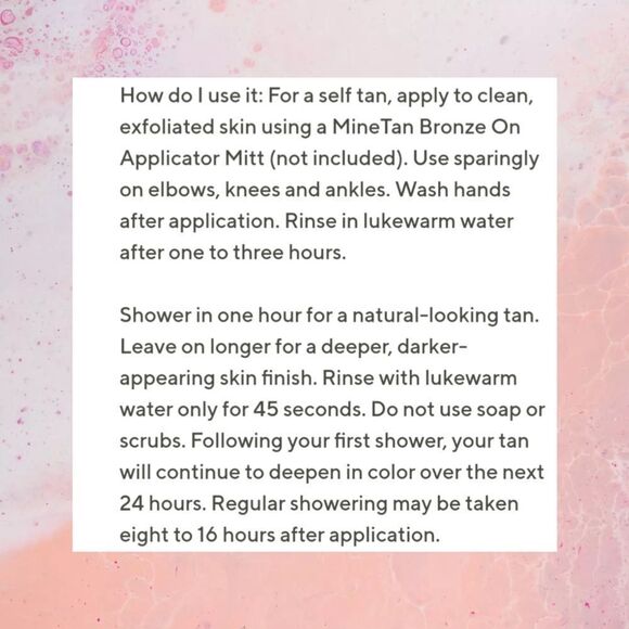 Mine Tan Illuminating LUXE OIL SELF TAN Bronzing Drops - Picture 7 of 12